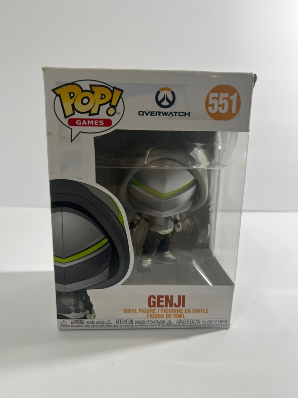 Funko Genji Vinyl Figure - Silver with Lime Green Accents